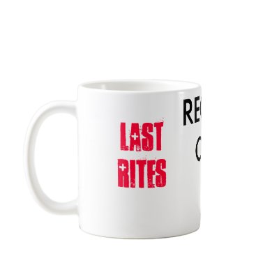 RECOVERINGCATHOLICBOY, LAST RITES CUP MUGS by tangiblepsyche