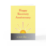 Recovery Anniversary Card