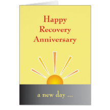 Recovery Anniversary Card