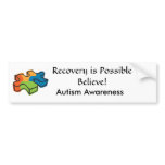 Recovery is Possible, Believe! Bumper Sticker