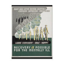 Recovery is Possible for the Mentally Ill Post Cards