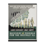 Recovery is Possible for the Mentally Ill Post Cards