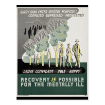 Recovery is Possible for the Mentally Ill Post Cards