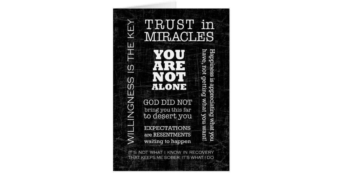 Recovery Quotes Poster 2 Card Zazzle