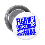 Rectal Cancer BurnOut Fight Like a Girl buttons