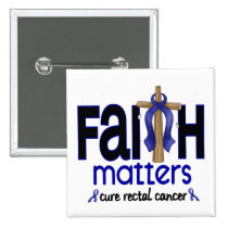 Rectal Cancer Faith Matters Cross 1 Button