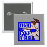 Rectal Cancer Fight Like A Girl Boxer buttons