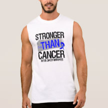 Rectal Cancer - Stronger Than Cancer Sleeveless Shirts