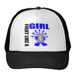 Rectal Cancer Victory Fight Like A Girl hats