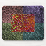 Rectangle Abstract Pieces in 5 Colors Mousepad
