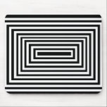 Rectangles Black and White Mousepad mousepads