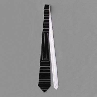 Rectangles Black and White Pinstripes Tie Zazzle_tie Rectangles Black and White Pinstripes Tie Zazzle_tie