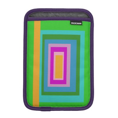 Rectangles iPad Mini Sleeves