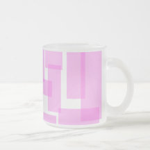 Rectangles Mug - Pink