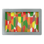 Rectangular Classy Colors Belt Buckle