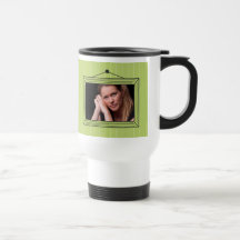 Rectangular handdrawn picture frame coffee mugs