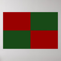 Rectángulos rojos y verdes impresiones