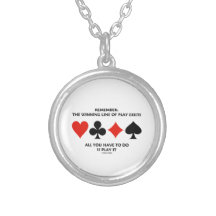 Recuerde: La línea que gana de juego existe Collar
