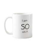 Recumbent Under Construction Sign Coffee Mug