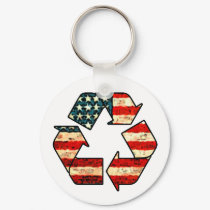 Recycle America keychains by TotallyRandom Recycle America keychains