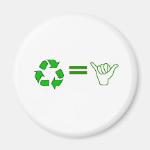 recycle = awesome fridge magnets