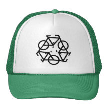 Recycle Bicycle Logo Symbol Hat