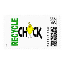 Recycle Chick 1 Stamp
