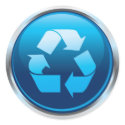 Recycle chrome sticker by artselectory Recycle chrome sticker