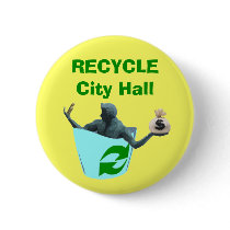 RECYCLE City Hall buttons