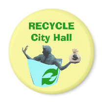 RECYCLE City Hall magnets