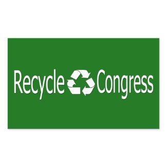 Recycle Congress Stickers