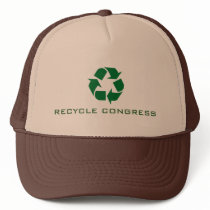 Recycle Congress Trucker Hat by PoKo73 Recycle Congress Trucker Hat
