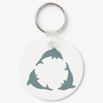 Recycle Dolphins keychains by nedgey Recycle Dolphins keychains