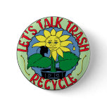 Recycle Earth Day Button