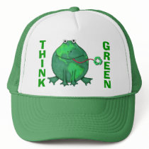 RECYCLE Earth Day Frog Hat by jamiecreates1 RECYCLE Earth Day Frog Hat