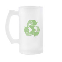 Recycle Earth Green Coffee Mugs