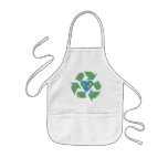 Recycle Earth Heart Apron