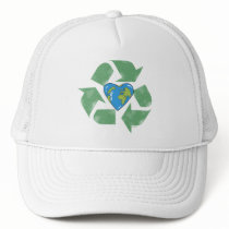 Recycle Earth Heart Hat by Method77 Recycle Earth Heart Hat