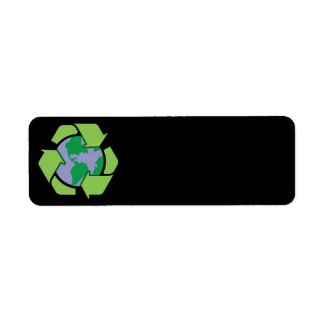 Recycle Earth Label label