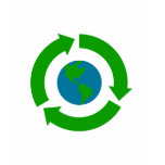 Recycle Earth Logo Design t-shirts