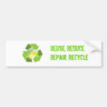 Recycle Earth Sticker Bumper Sticker
