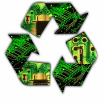 Recycle Electronics photo sculptures