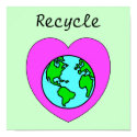 Recycle Environmental Eco-Friendly Poster posters