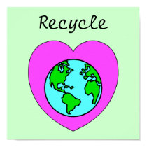 Recycle Environmental Eco-Friendly Poster posters by politicalgirl Recycle Environmental Eco-Friendly Poster posters