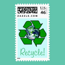 Recycle for Planet Earth stamps