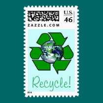 Recycle for Planet Earth postage