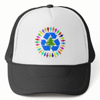 recycle for the trees hat