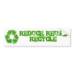 Recycle Graphic Vintage bumper stickers
