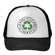 Recycle Green Ceter Logo Trucker Hat