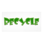 Recycle green design! photo cards